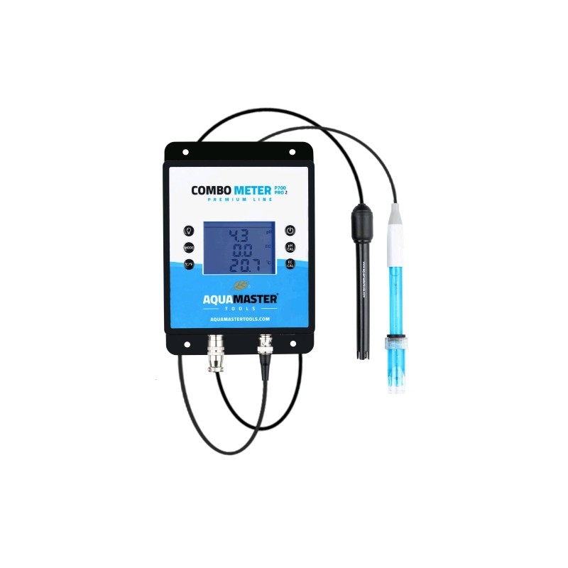Aquamaster Medidor EC PH Temp Ppm CF Combo Meter P700 Pro 2 AquaMaster Tools