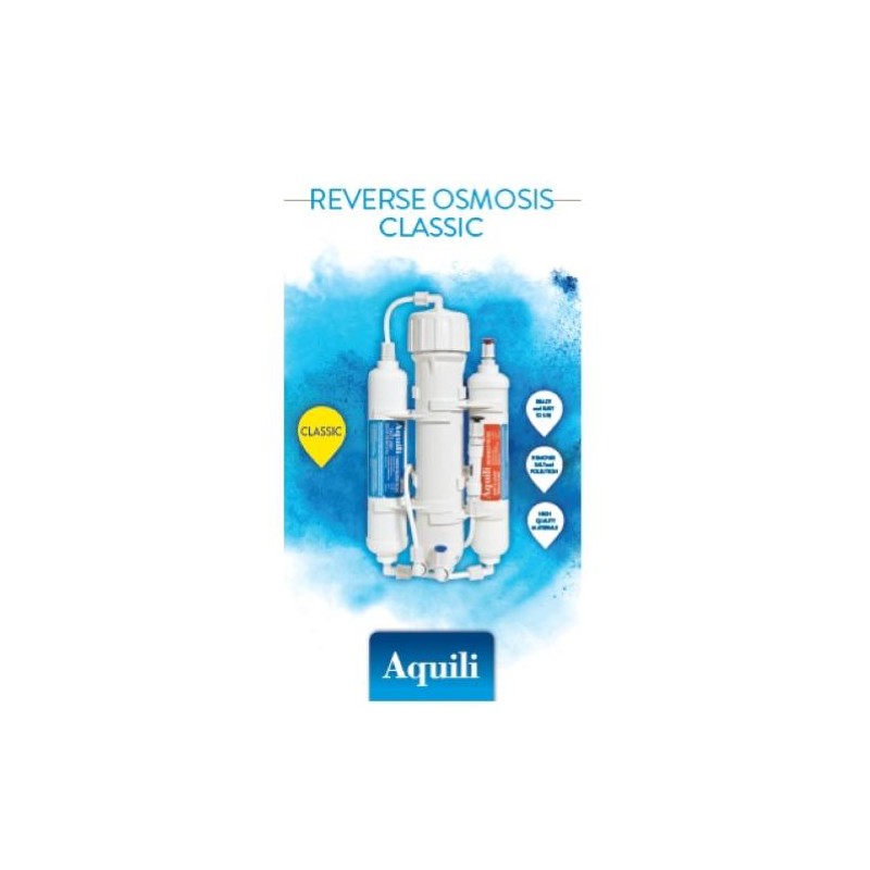 Reverse Osmosis System 3 Filters 190L/Day Classic Aquili