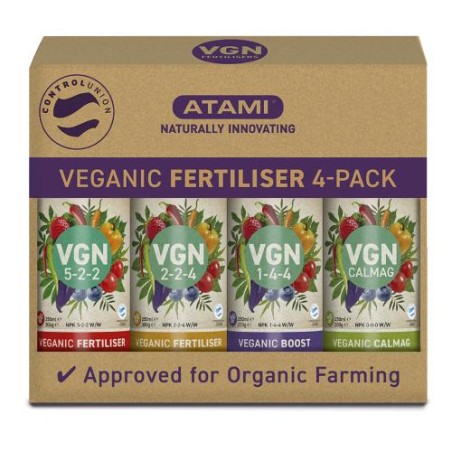 Atami Vgn Fertilizantes Veganos 4 Pack 250ml Atami B'Cuzz ATA