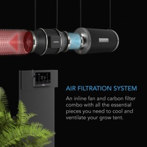 Kit de Filtration d'Air Pro Ø100 348 MC/H AC Infinity