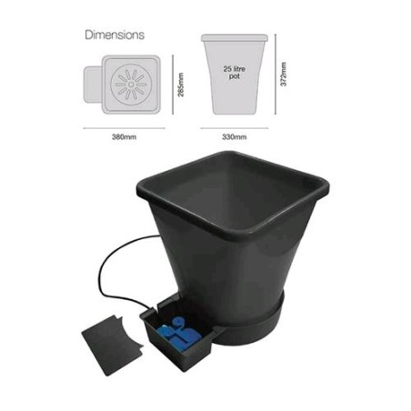 Modulo Singolo 1 Pot XL System Vaschetta e Galleggiante AutoPot