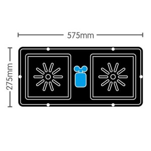 Modulo Espansione EASY2GROW con 2 Vasi e Sottovasi più il Kit Accessori AutoPot