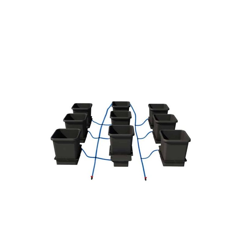 Kit Sistema 1 Pot 9 Macetas Sin Tanque AutoPot