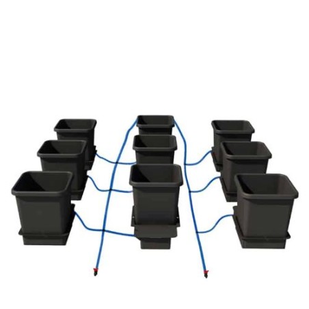 Kit Système 1 Pot 9 Pots Sans Réservoir AutoPot
