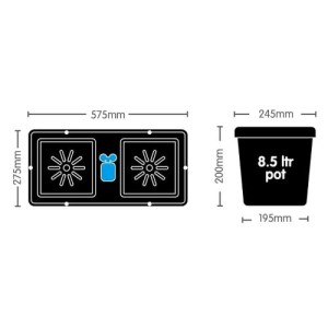 EASY2GROW Kit 12 Töpfe Ohne Tank AutoPot