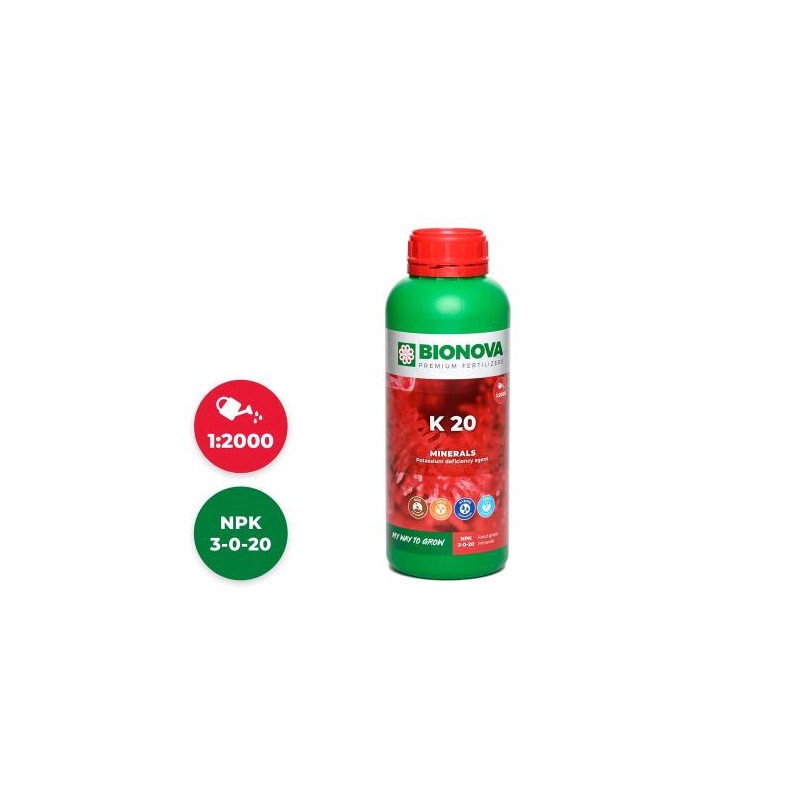 K 20 Potasio 20% 1L Bionova