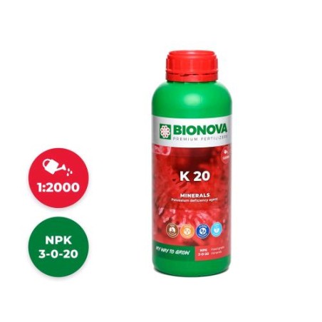 K 20 Kalium 20% 1L Bionova
