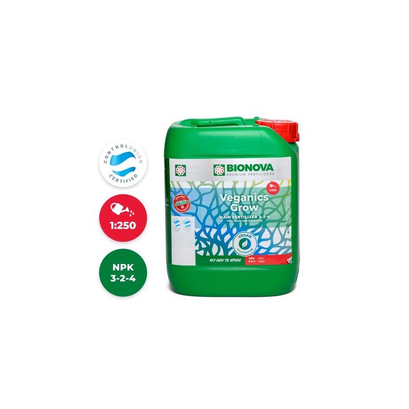Veganics Grow 5L Bionova