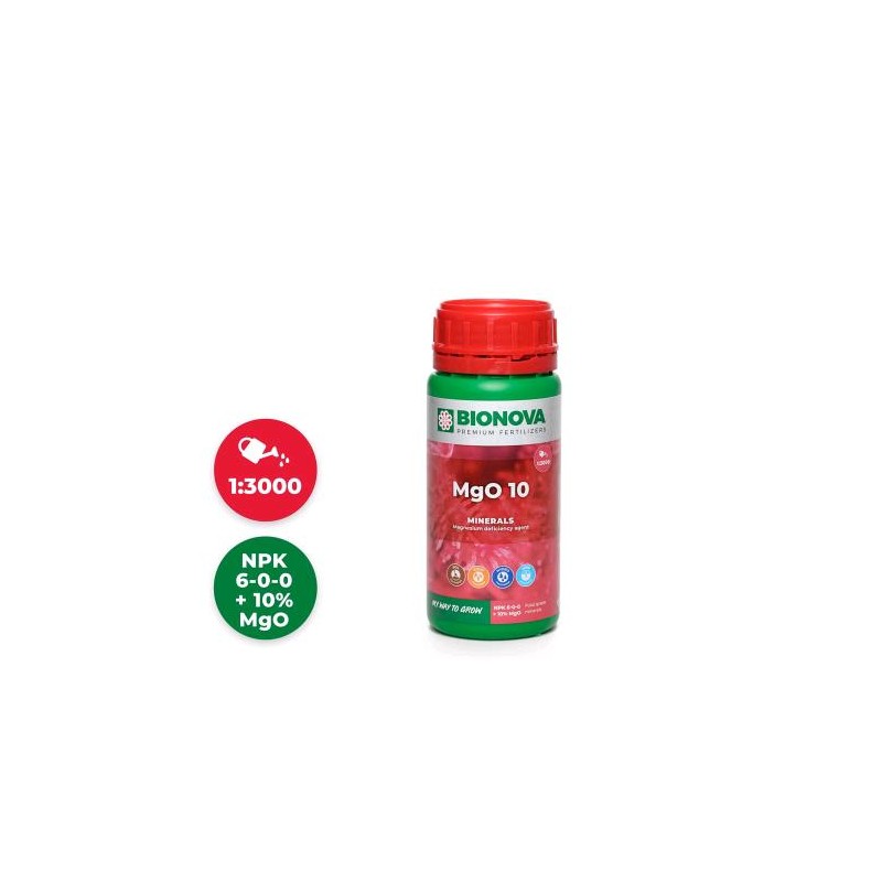 Mgo 10 Magnesio 10% 250ml Bionova