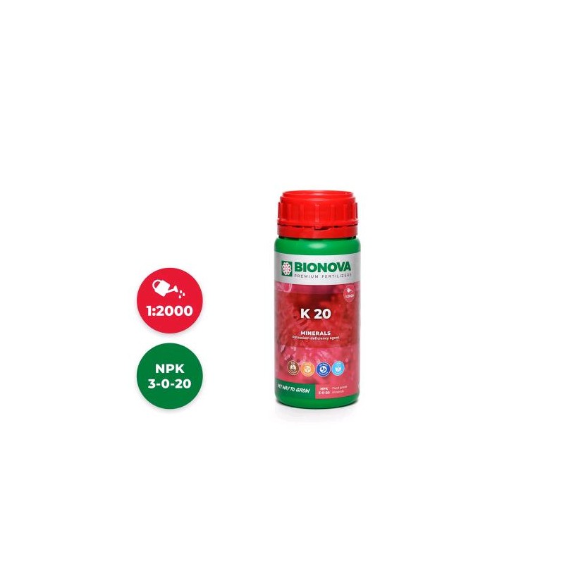 K 20 Kalium 20% 250ml Bionova
