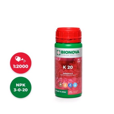K 20 Potassio 20% 250 ml Bionova