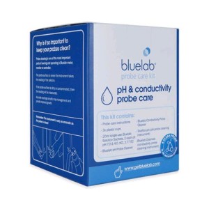 Kit de cuidado de sondas para el mantenimiento de electrodos de PH y conductividad Bluelab