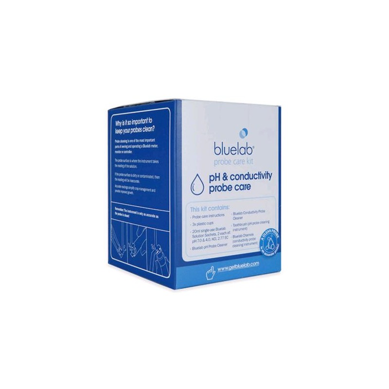 Kit de cuidado de sondas para el mantenimiento de electrodos de PH y conductividad Bluelab