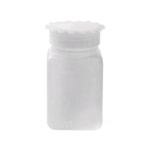 Graduated Rectangular Bottle Wide Mouth 100ml L-P