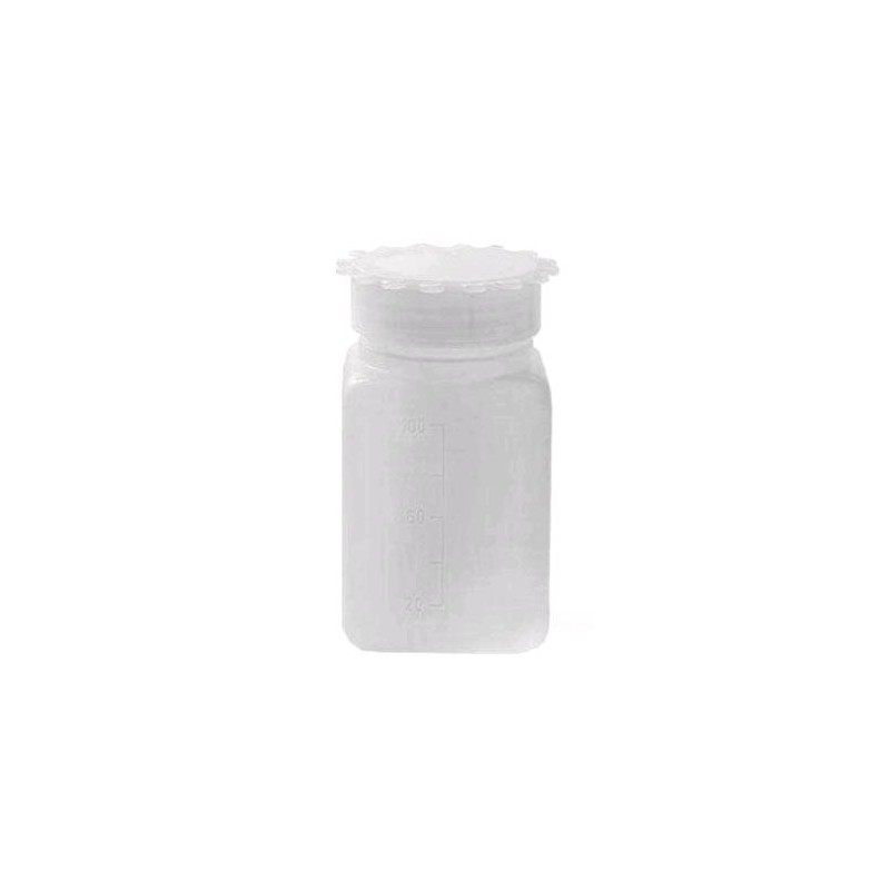 Botella Rectangular Graduada De Boca Ancha 100ml L-P