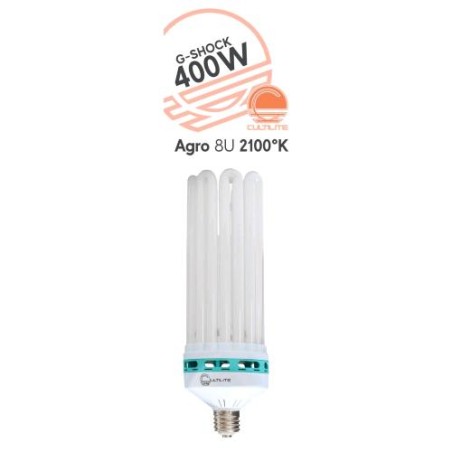 Lampada CFL G-Shock 400 Watt Basso Consumo Agro Vegetativa e Fioritura 2100°K Cultilite