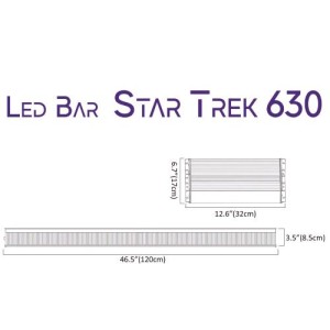 BY Nanolux LED Bar Star Trek 630 3.0 µmol/J Cultilite