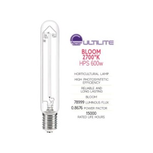 HPS Bloom Bulb 600 W Cultilite