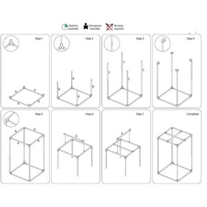 Grow Box 90X50X160 cm Dobermann Tents