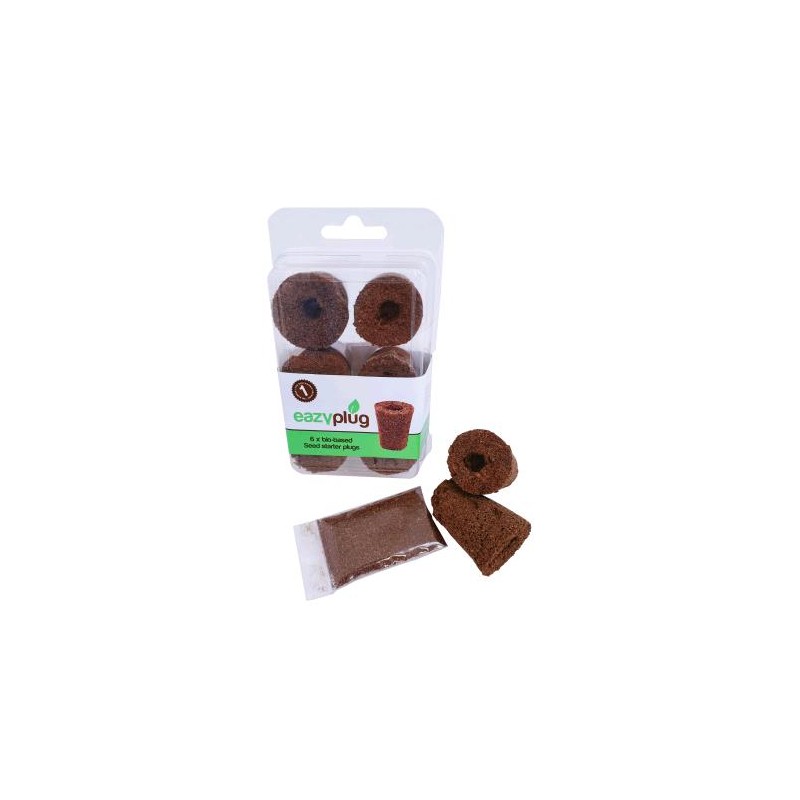 Bandeja 6 Cubos Ø3,5 x h5 cm Eazy Plug