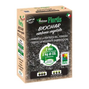 Naturae Biochar Vegetable Charcoal 2 l Flortis