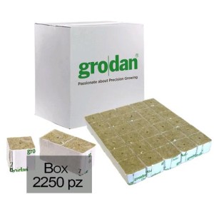 Steinwollewürfel Box 4X4X4 Für Keimung 2250 Einheiten Grodan
