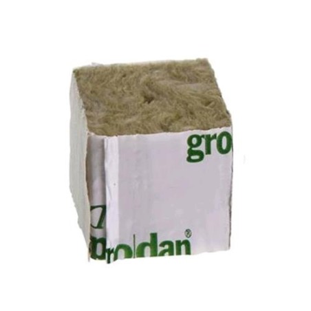 Cubo de Lana de Roca 4X4X4 para Germinación Grodan