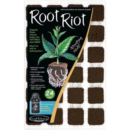 Root Riot Vassoio 77 Pezzi da 3,2X3,2X3,8 cm Growth technology
