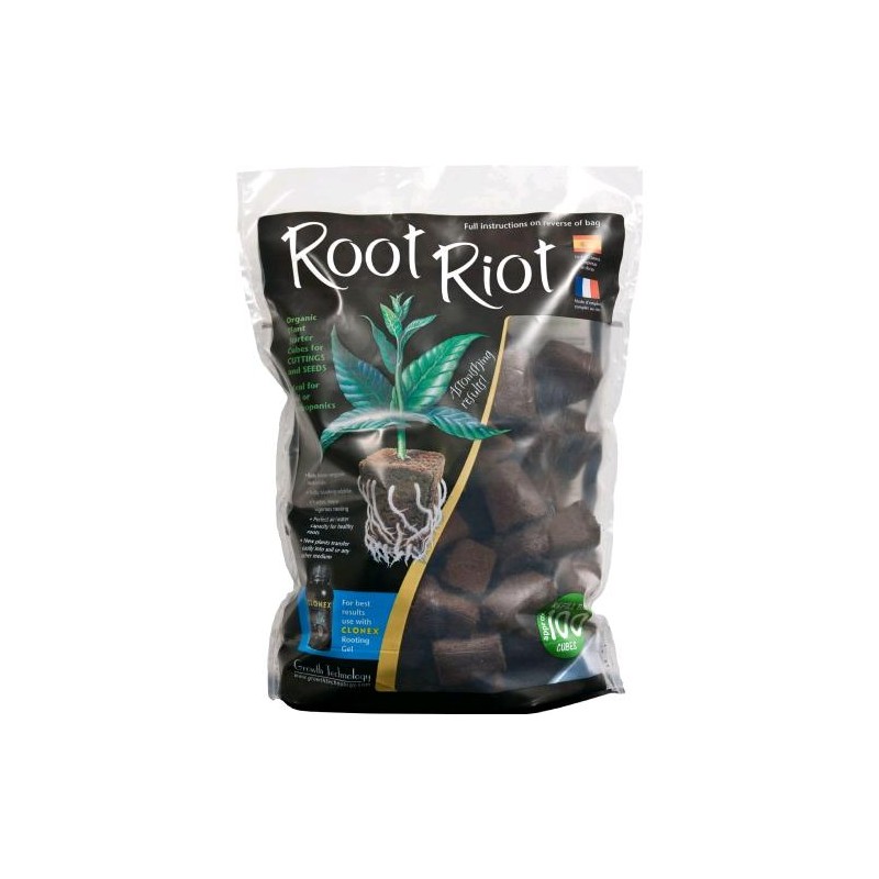 Root Riot 100 Pzs 3.2X3.2X3.8 cm Growth technology
