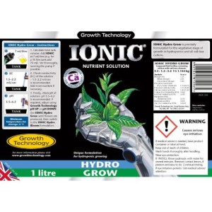 Ionic Hydro Grow 1 L Growth technology