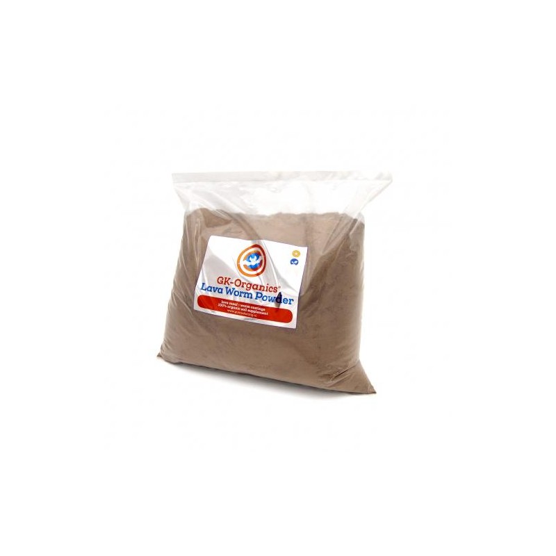Guano GK Organics Lava Worm en Polvo Fertilizante Lava + Humus 25L Kalong