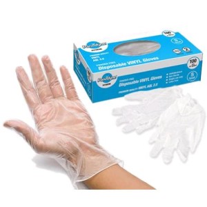 Vinyl Gloves EN 455 100Pcs Size S Rosver