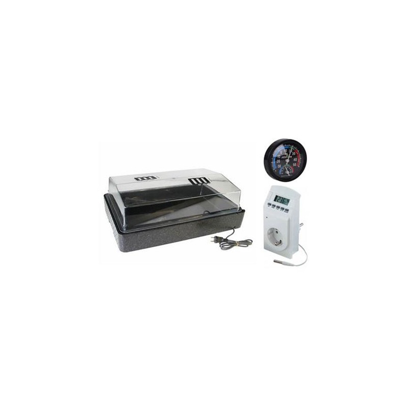Propagator Beheiztes Anzuchtbeet 64/50 Mit Thermostat Und Thermometer HGA