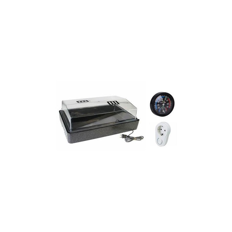 Propagator Beheizte Anzuchtplatte 64/50 Mit Dimmer Und Thermometer HGA
