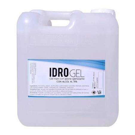 Hydrogel Sanitizing Gel 70% Alcohol 5L Idromed