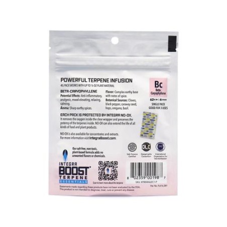 Terpène 12 PCS En vrac Beta Caryophyllène 4 GR RH 62% Integra Boost