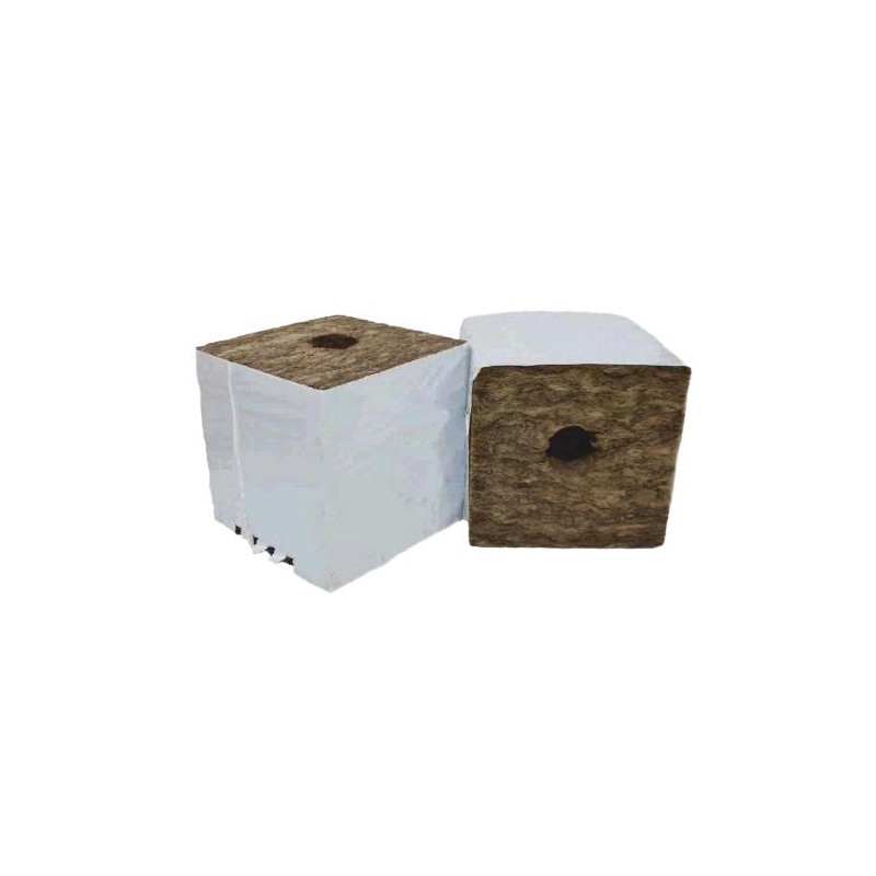 Agra Wool Rock Wool Cube 15X15X15 Hole 38/35 Agra-Wool