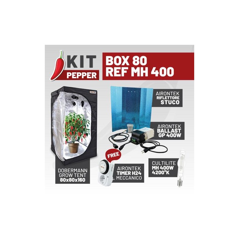 Pepper Kit Box 80 Ref MH 400 IdroIndoor
