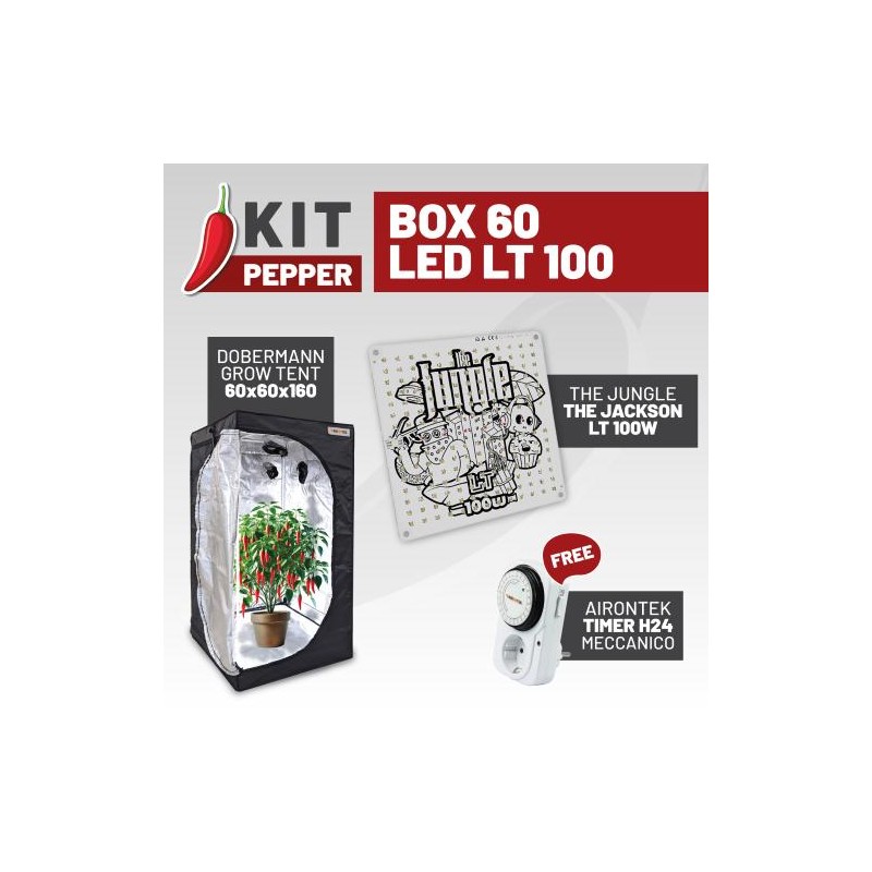Kit Peperoncino Box 60 LED LT 100 Idrogrow