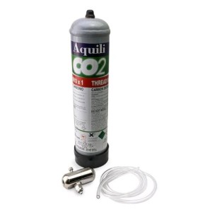 Kit CO2 Bombola Usa e Getta 0,5 Kg con Riduttore di Pressione No Elettrovalvola Aquili
