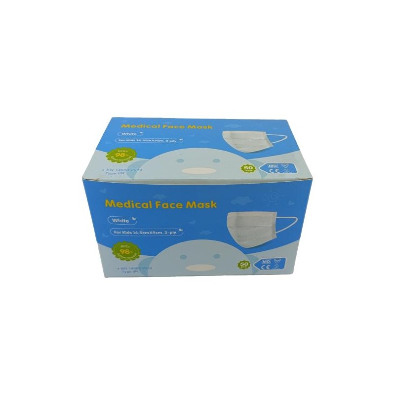 Pediatric Surgical Mask CE Box 50 Pcs Idromed