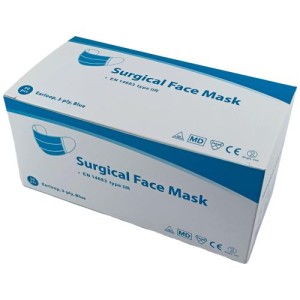 Mascarilla Quirúrgica Caja de 50 Pzs Idromed
