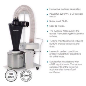 Trim Filter Vakuum für MT Tumbler 500 (FOOD Grade GMP) Mastertrimmers