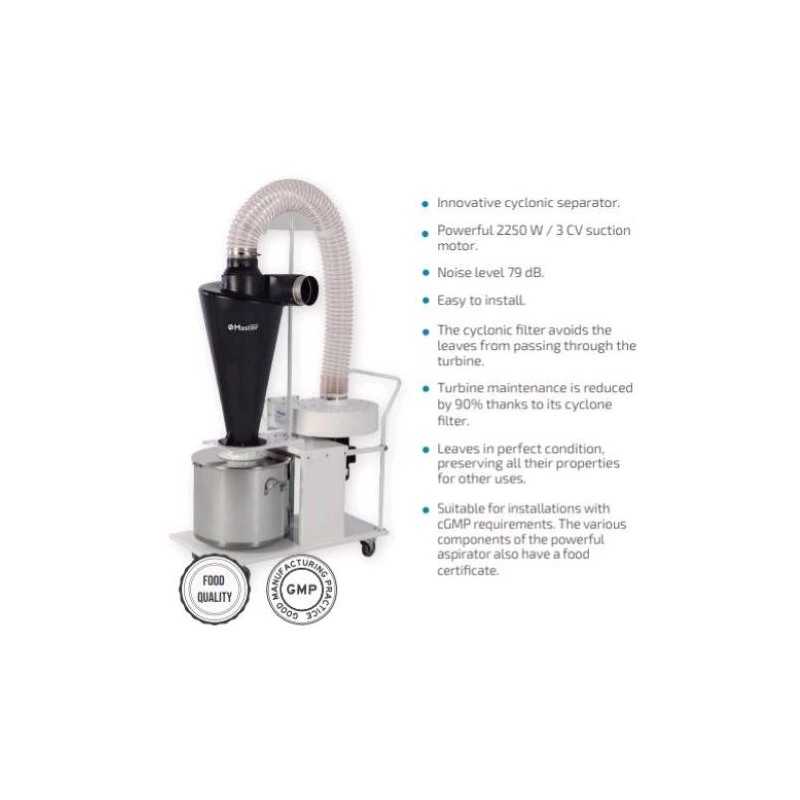 Trim Filter Vacuum for MT Tumbler 500 (FOOD Grade GMP) Mastertrimmers