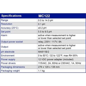 MC730 Pro Controlador Automático de pH Milwaukee