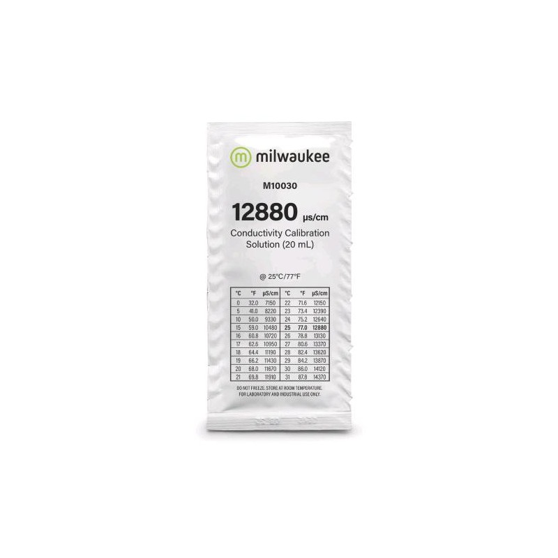 M10030B Calibration Solution 12880 Μs/cm 20 ml Milwaukee