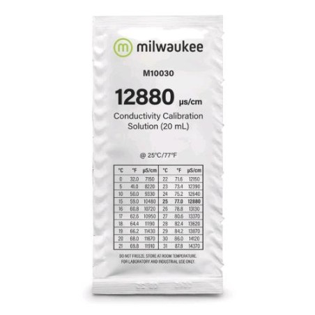 M10030B Solución de Calibración 12880 Μs/cm 20 ml Milwaukee