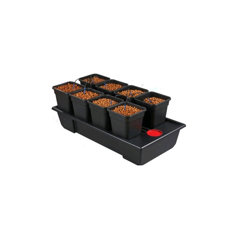 Sistema Idroponico 8 Vasi 11 L Small Wide Wilma Nutriculture