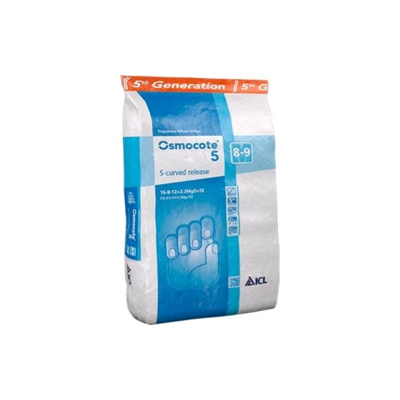 5 S Courbé 8-9m 25 kg Osmocote