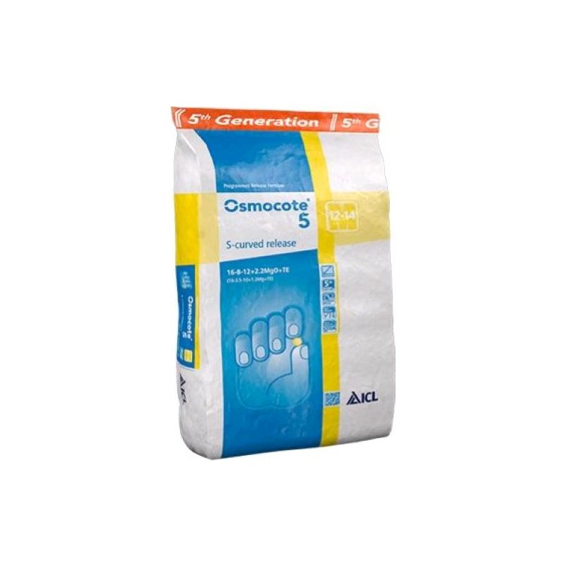 5 S CURVED12-14m 25 Kg Osmocote